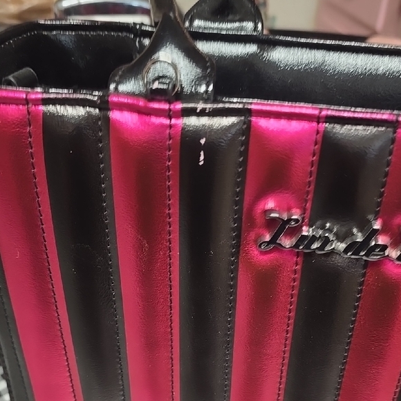 Betsey Johnson Pink and Black Tote - Picture 6 of 6